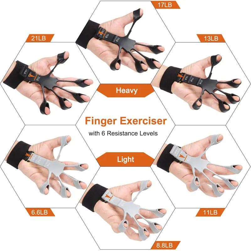 6 Resistant Level Guitar Finger Strengthener
