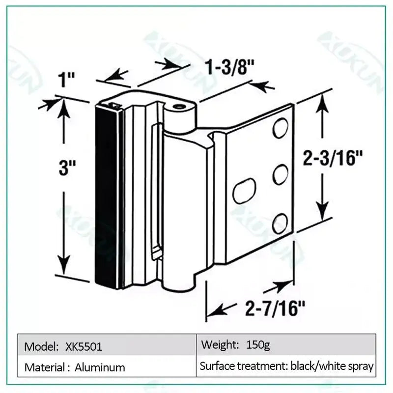 Aluminum Construction Door Lock