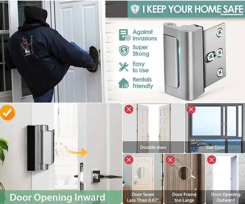Aluminum Construction Door Lock