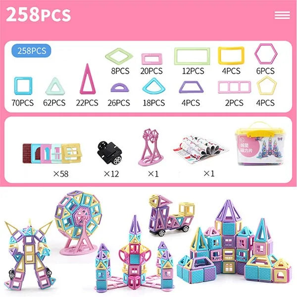 Big Size Magnetic Designer Construction Set Model