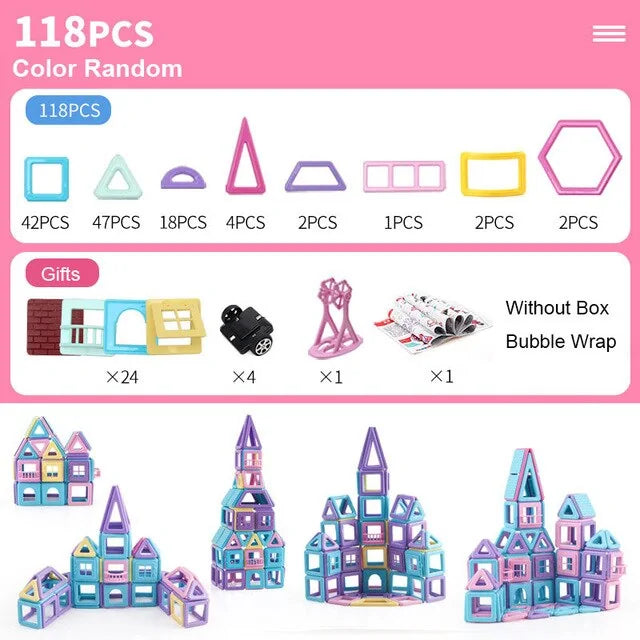 Big Size Magnetic Designer Construction Set Model