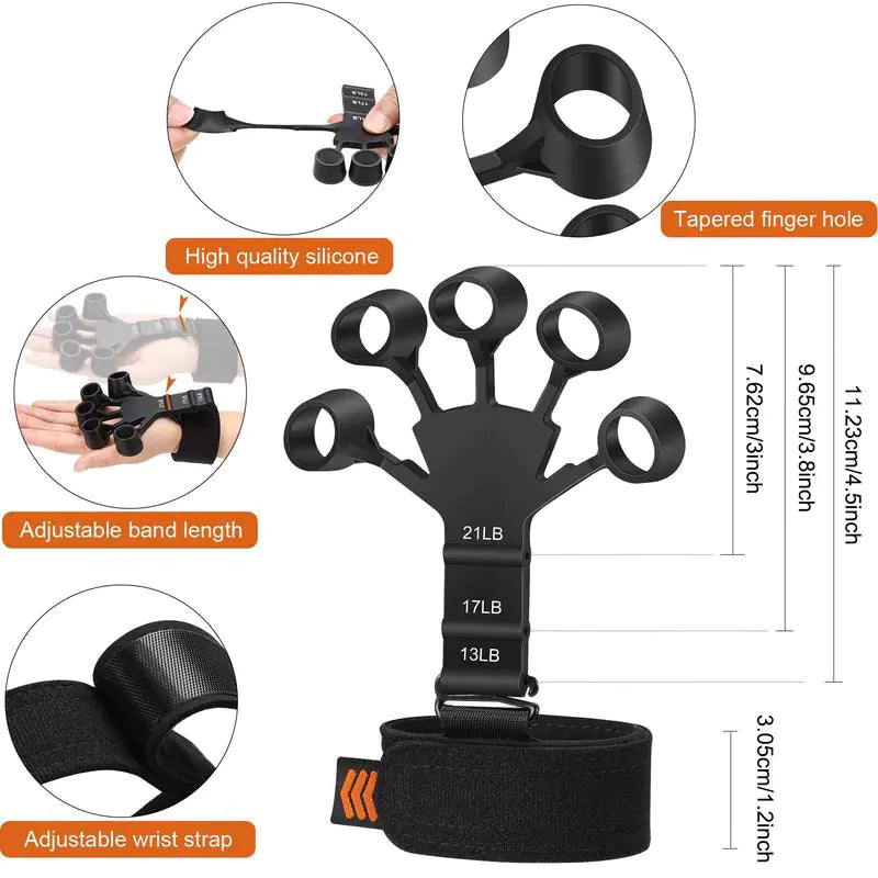 6 Resistant Level Guitar Finger Strengthener