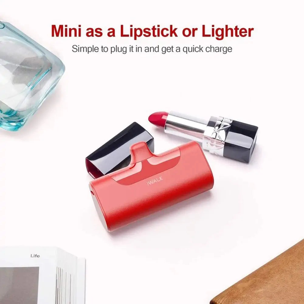 Mini Portable Power Bank: 4500mAh External Battery for iOS & Android