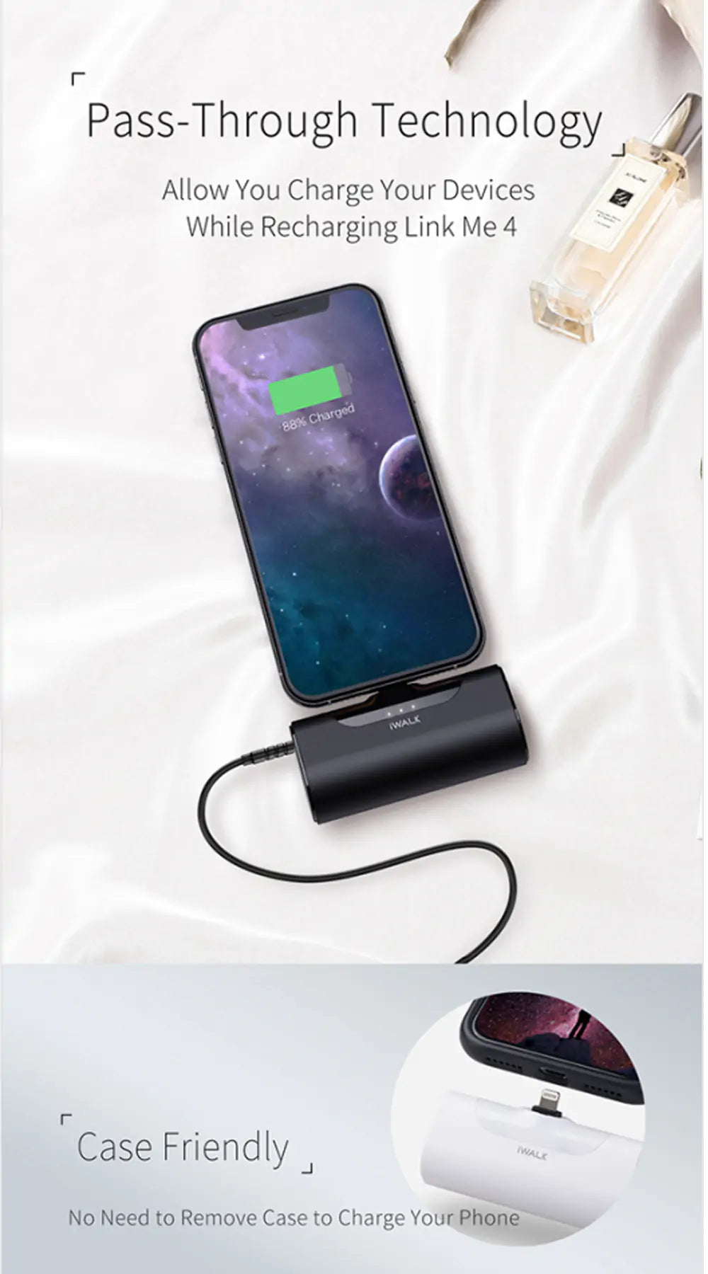 Mini Portable Power Bank: 4500mAh External Battery for iOS & Android