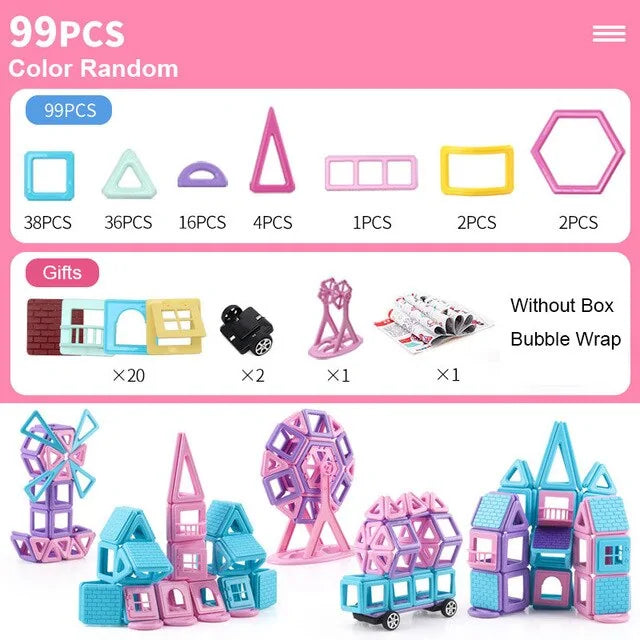 Big Size Magnetic Designer Construction Set Model