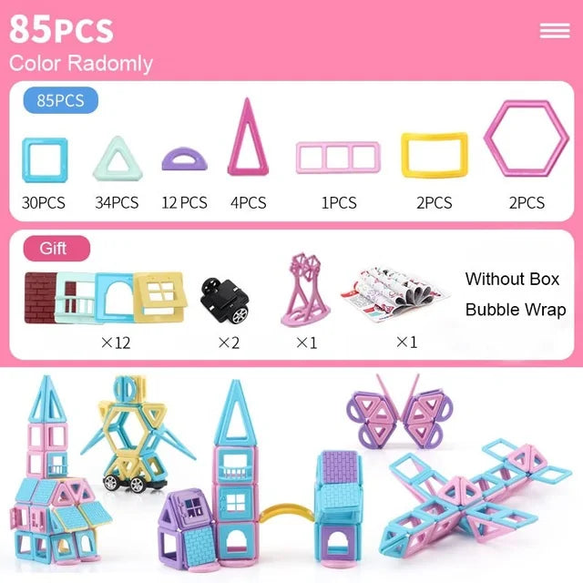 Big Size Magnetic Designer Construction Set Model