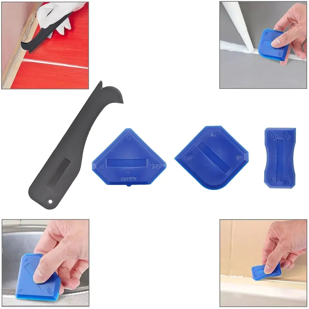5 In 1 Silicone Scraper Sealant Smooth Remover Tool Set