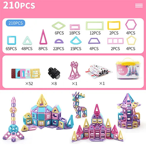 Big Size Magnetic Designer Construction Set Model