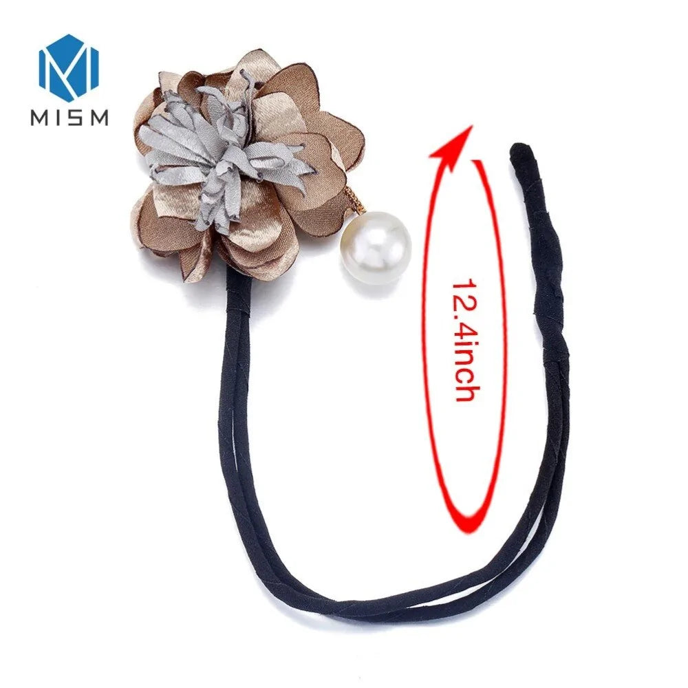 Pearl Flower Magic Bun Maker - DIY Hairstyle Tool for Women and Girls